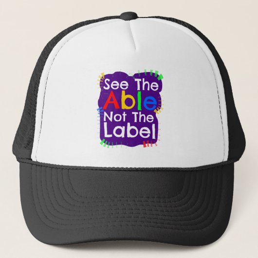 See The Able Not The Label Trucker Pet (Voorkant)