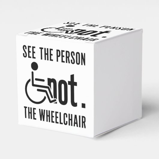See The Person Not The Wheelchair Bedankdoosjes (Voorkant Zijde)