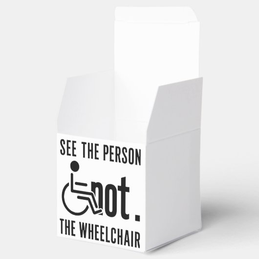 See The Person Not The Wheelchair Bedankdoosjes (Geopend)