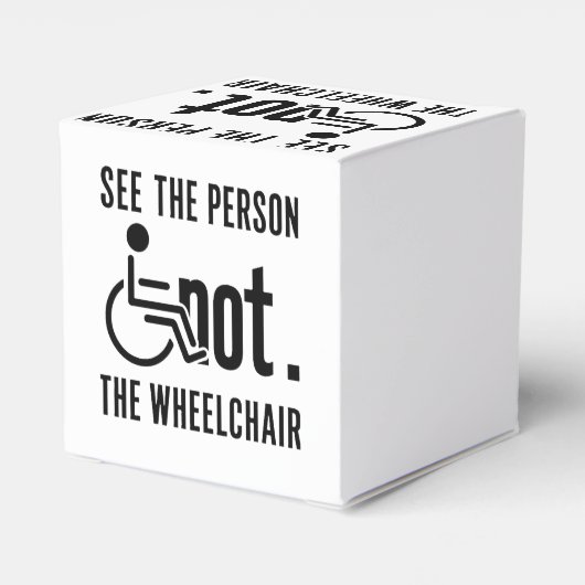 See The Person Not The Wheelchair Bedankdoosjes (Achterkant)