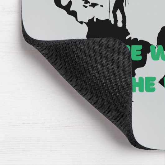 See the World Save the World Cycling Hiking  Muismat (Hoek)