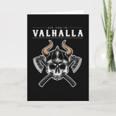 See You In Valhalla Vikings Nordic Kaart (Voorkant)