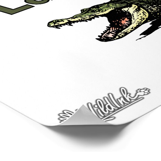 See You Later Alligator Poster (Hoek)