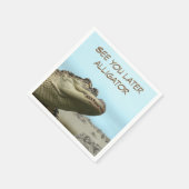 See You Later Alligator Servetten (Hoek)