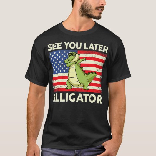 See You Later Alligator Shirt Kids Toddler Gator C (Voorkant)