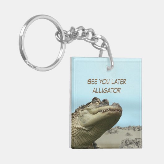 See You Later Alligator Sleutelhanger (Voorkant Links)