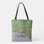 See You Squirrel Shoulder Tote Bag (Achterkant)