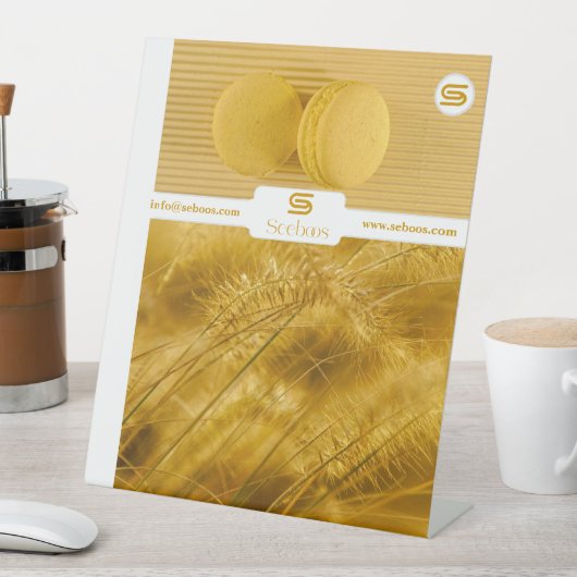 SEEBOOS RECLAMEBORD MET VOETSTUK (Insitu)