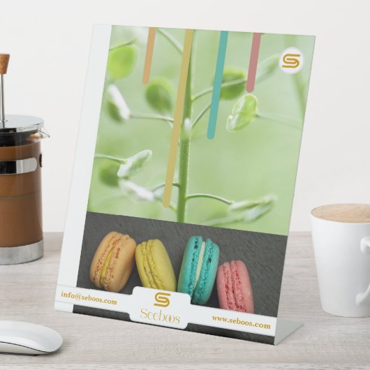 SEEBOOS RECLAMEBORD MET VOETSTUK (Insitu)