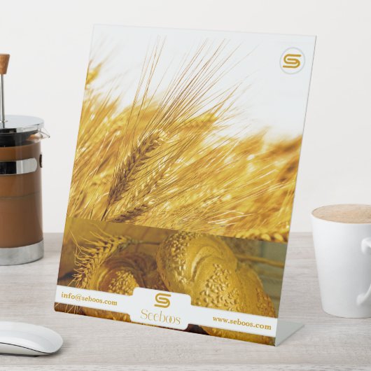 SEEBOOS RECLAMEBORD MET VOETSTUK (Insitu)