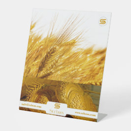 SEEBOOS RECLAMEBORD MET VOETSTUK