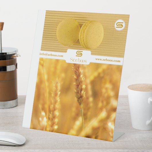 SEEBOOS RECLAMEBORD MET VOETSTUK (Insitu)