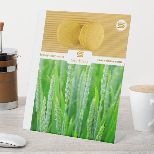 SEEBOOS RECLAMEBORD MET VOETSTUK (Insitu)