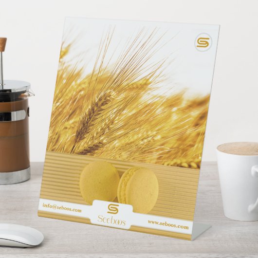 SEEBOOS RECLAMEBORD MET VOETSTUK (Insitu)