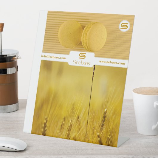 SEEBOOS RECLAMEBORD MET VOETSTUK (Insitu)