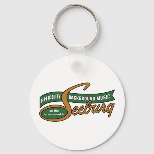 Seeburg 1000 Muzieklogo Sleutelhanger (Voorkant)