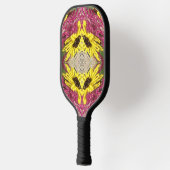 Seed Beading Floral Arrangement Abstract Pickleball Paddle (Links)