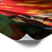 Seed Beads Jewelry uit de Massai in Kenia Poster (Hoek)