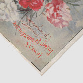  Seed Catalogus Dewey's Anjer Collectie Tissuepapier (Detail)