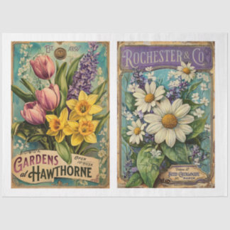 Seed Catoloque x 2 design Tissuepapier