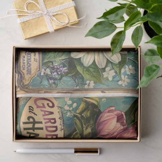 Seed Catoloque x 3 Tissuepapier (Geschenk)