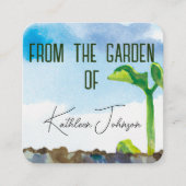 Seed Gardener Visitekaartje (Voorkant)