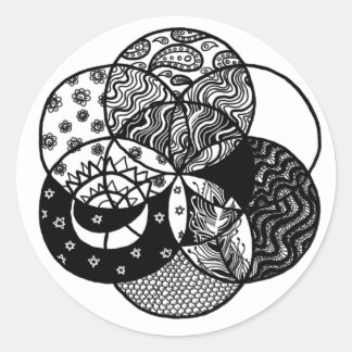 Seed of Life Mandala Ronde Sticker