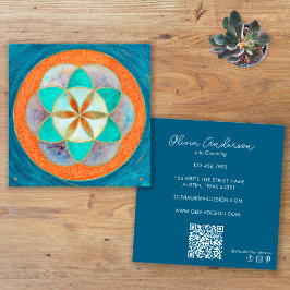 Seed of Life Verbind met de Amerikaanse sociale me Vierkante Visitekaartje