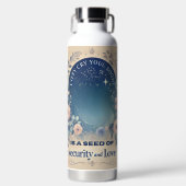 Seed of Love AI-kunst Waterfles (Voorkant)