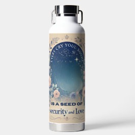 Seed of Love AI-kunst Waterfles