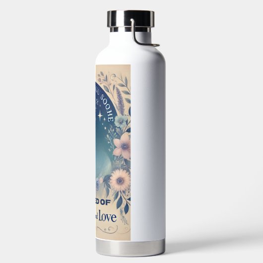 Seed of Love AI-kunst Waterfles (Links)