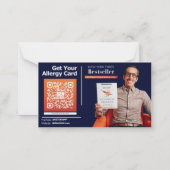 Seed Oil Allergy Card  Notitiekaartje (Achterkant)