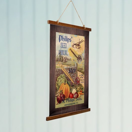 Seed Packet Boerderij Catalogue Harvest  Veggie Hangend Wandkleed