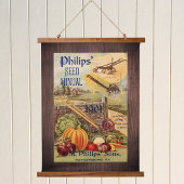 Seed Packet Boerderij Catalogue Harvest  Veggie Hangend Wandkleed
