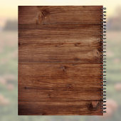 Seed Packet Boerderij Catalogus Kunst w Faux Wood Notitieboek