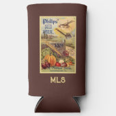 Seed Packet Catalog Boerderij  Veggie Monogram Seltzer Blikjeskoeler (Voorkant)