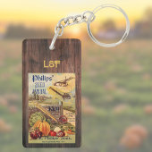 Seed Packet Catalog Boerderij  Veggie Monogram Sleutelhanger