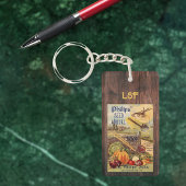 Seed Packet Catalog Boerderij  Veggie Monogram Sleutelhanger