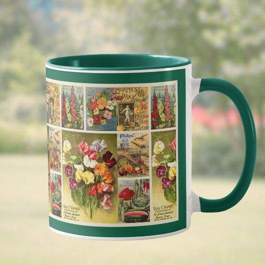 Seed Packet Collage  Flower and Farming Mok