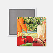  Seed Packet-Vegetables Personaliseer het! Magneet (Voorkant / Achterkant)