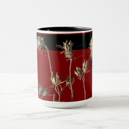 Seed Pods on a Combo Mug (15 oz) Mok (Midden)