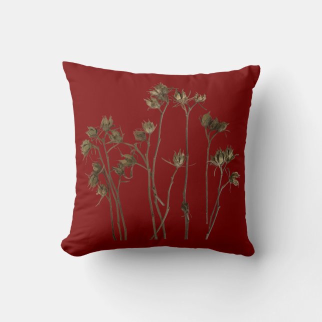 Seed Pods on a Throw Pillow Kussen (Voorkant)