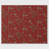 Seed Pods on a Wrapping Paper Roll Cadeaupapier (Vlak)