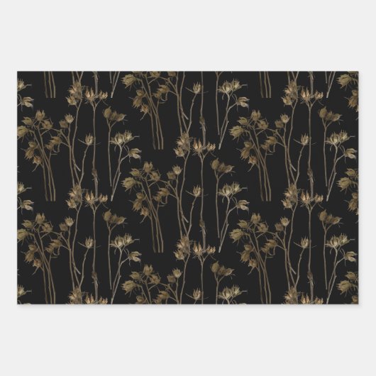 Seed Pods on a Wrapping Paper Set (Voorkant 3)