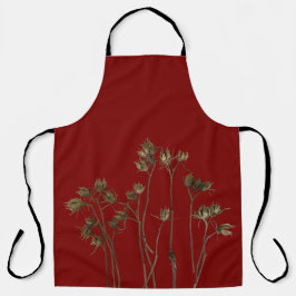 Seed Pods on an Apron Schort