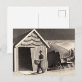 Seed Time and Harvest, 1937, ingediend door Grant  Briefkaart (Voorkant / Achterkant)