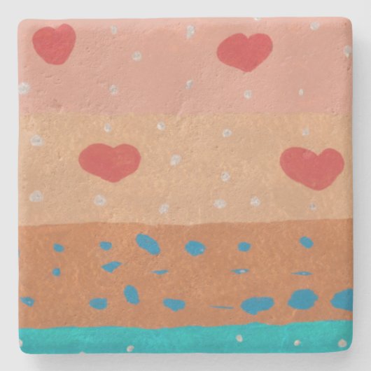 Seeds of Love Stone Onderzetter (Voorkant)