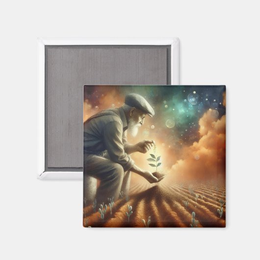 "Seeds of Renewal" Koelkastmagneet Magneet (Voorkant / Achterkant)