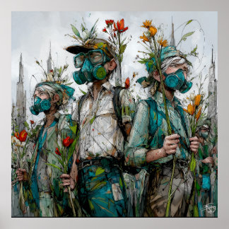 Seeds of Resistance beroemd gemaakt door Solarpunk Poster