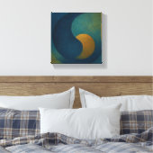 "Seeds of Stillness" Abstract Canvas Afdruk (Insitu (Slaapkamer))